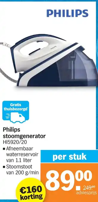 Albert Heijn Philips stoomgenerator aanbieding