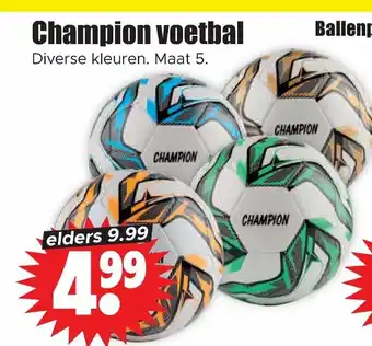 Dirk Champion voetbal aanbieding