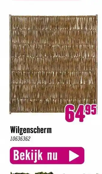 Hornbach Wilgenscherm aanbieding