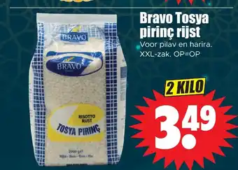 Dirk Bravo Tosya pirinc rijst 2 kilo aanbieding