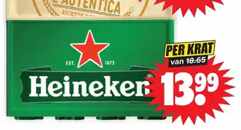 Dirk Heineken per krat aanbieding