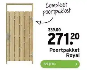 GAMMA Poortpakket royal aanbieding