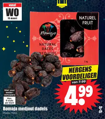 Dirk Bomaja medjoul dadels aanbieding