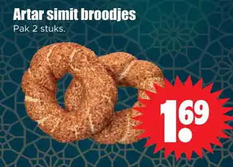 Dirk Artar simit broodjes aanbieding