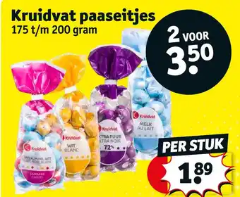 Kruidvat Kruidvat paaseitjes aanbieding