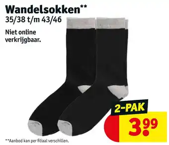 Kruidvat Wandelsokken** aanbieding