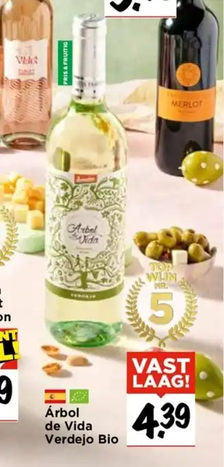 Vomar Voordeelmarkt Arbol de Vida Verdejo Bio aanbieding