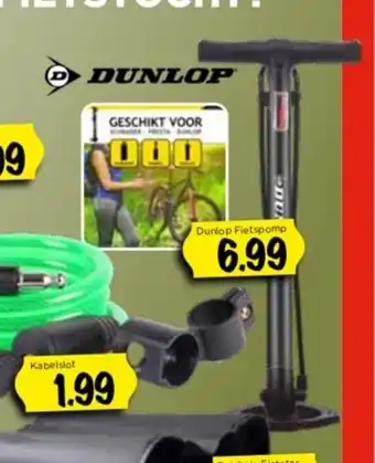 Vomar Voordeelmarkt Dunlop Fietspomp aanbieding