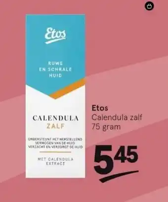 Etos Calendula zalf 75 gram aanbieding