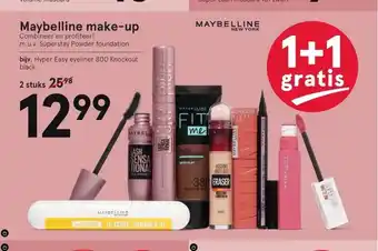 Etos Maybelline make-up aanbieding