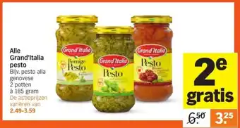 Albert Heijn Alle grand'italia pesto 185g aanbieding