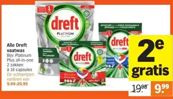 Albert Heijn Alle dreft vaatwas aanbieding