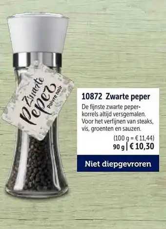 Bofrost Zwarte peper aanbieding