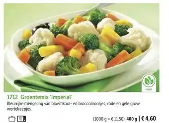 Bofrost Groentemix 'impérial' aanbieding