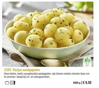 Bofrost Parijse aardappelen aanbieding