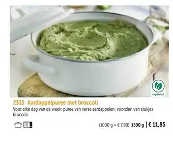 Bofrost Aardappelpuree met broccoli aanbieding