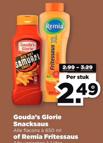 PLUS Gouda's glorie snacksaus aanbieding