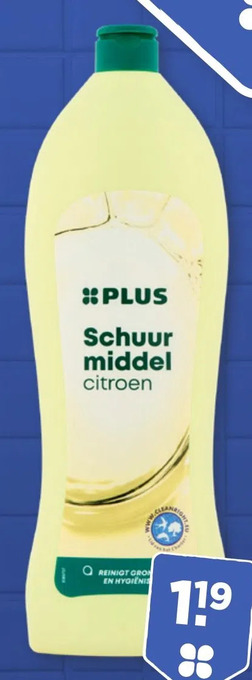 PLUS Plus schuurmiddel citroen aanbieding