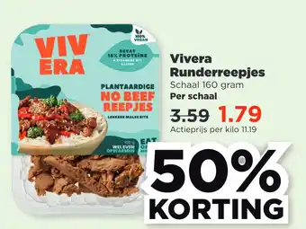 PLUS Vivera runderreepjes aanbieding