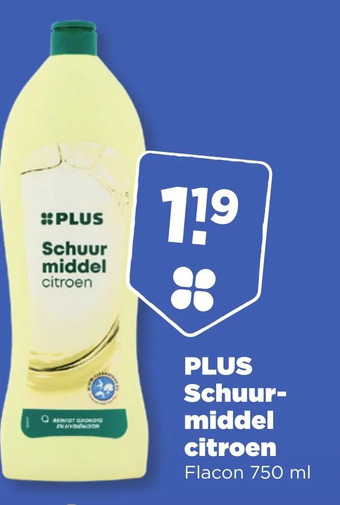 PLUS Plus schuur- middel citroen aanbieding