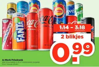 PLUS A-merk frisdrank aanbieding