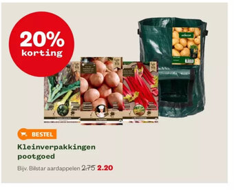 Welkoop Kleinverpakkingen pootgoed aanbieding