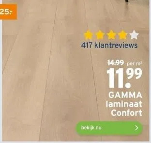 GAMMA Gamma laminaat confort aanbieding