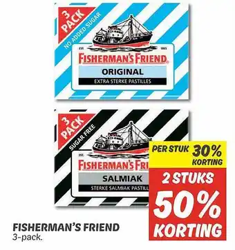 Dekamarkt Fisherman's friend aanbieding