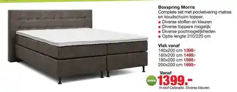 Budget Home Store Boxspring morris aanbieding