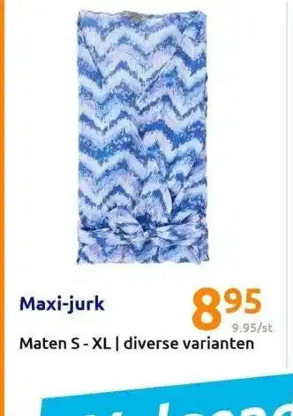 Action Maxi-jurk aanbieding