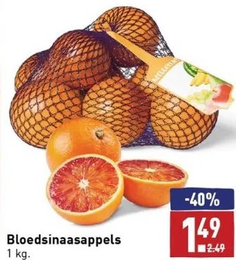 ALDI Bloedsinaasappels aanbieding