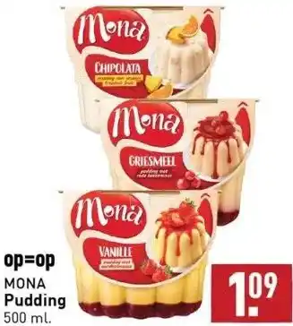 ALDI Mona pudding aanbieding