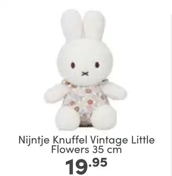 Baby & Tiener Nijntje knuffel vintage little flowers 35 cm aanbieding