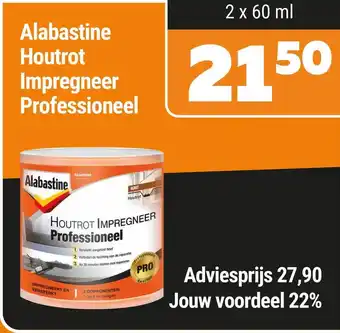 De voordeelmarkt Alabastine houtrot impregneer professioneel aanbieding