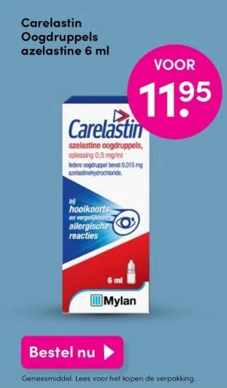 DA Carelastin oogdruppels azelastine aanbieding