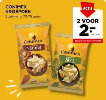 Jumbo Conimex kroepoek 75-75g aanbieding