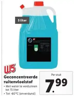 Lidl W5 aanbieding