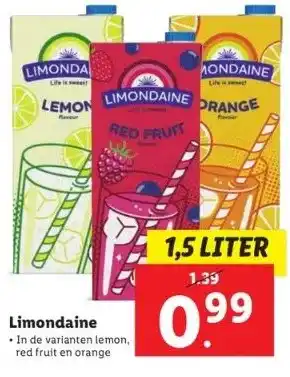 Lidl Limondaine aanbieding