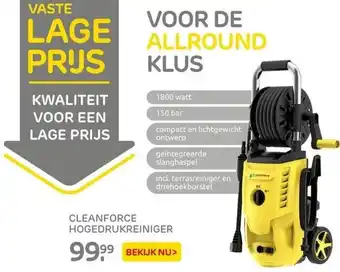 Praxis Cleanforce hogedrukreiniger aanbieding