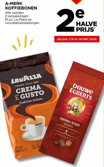 Jumbo A-merk koffiebonen aanbieding