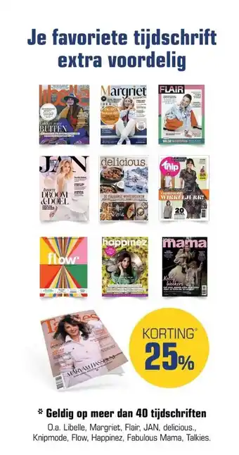 Primera * geldig op meer dan 40 tijdschriften aanbieding