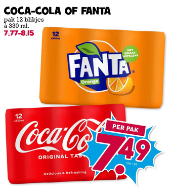 Boon`s Markt Coca-cola of fanta aanbieding