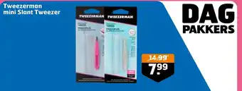 Trekpleister Tweezerman mini slant tweezer aanbieding