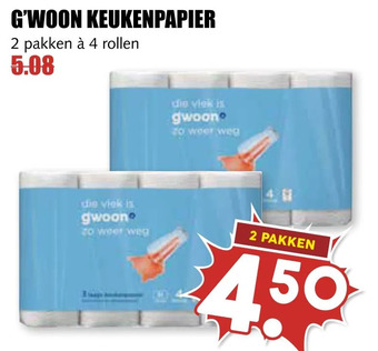 MCD Supermarkt G'woon keukenpapier aanbieding