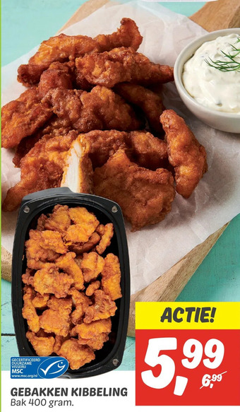 Dekamarkt Gebakken kibbeling aanbieding