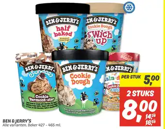 Dekamarkt Ben & jerry's aanbieding