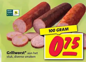 Nettorama Grillworst* aanbieding