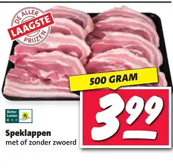 Nettorama Speklappen aanbieding
