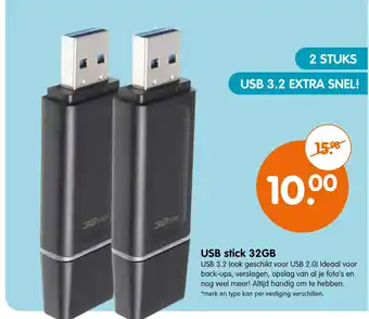 Plentyparts Usb stick 32gb aanbieding