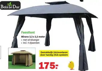 Van Cranenbroek Feesttent 3.3x3.3 meter aanbieding